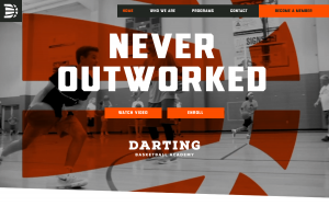 WEBデザインの潮流：Darting Basketball Academy